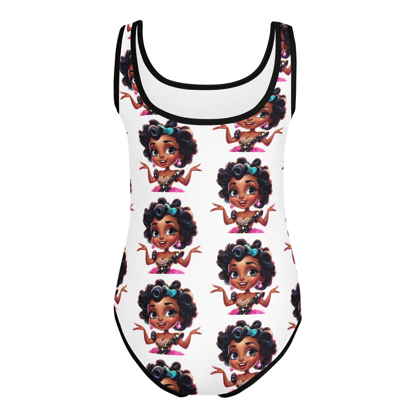 Voler Merde All-Over Print Kids Swimsuit