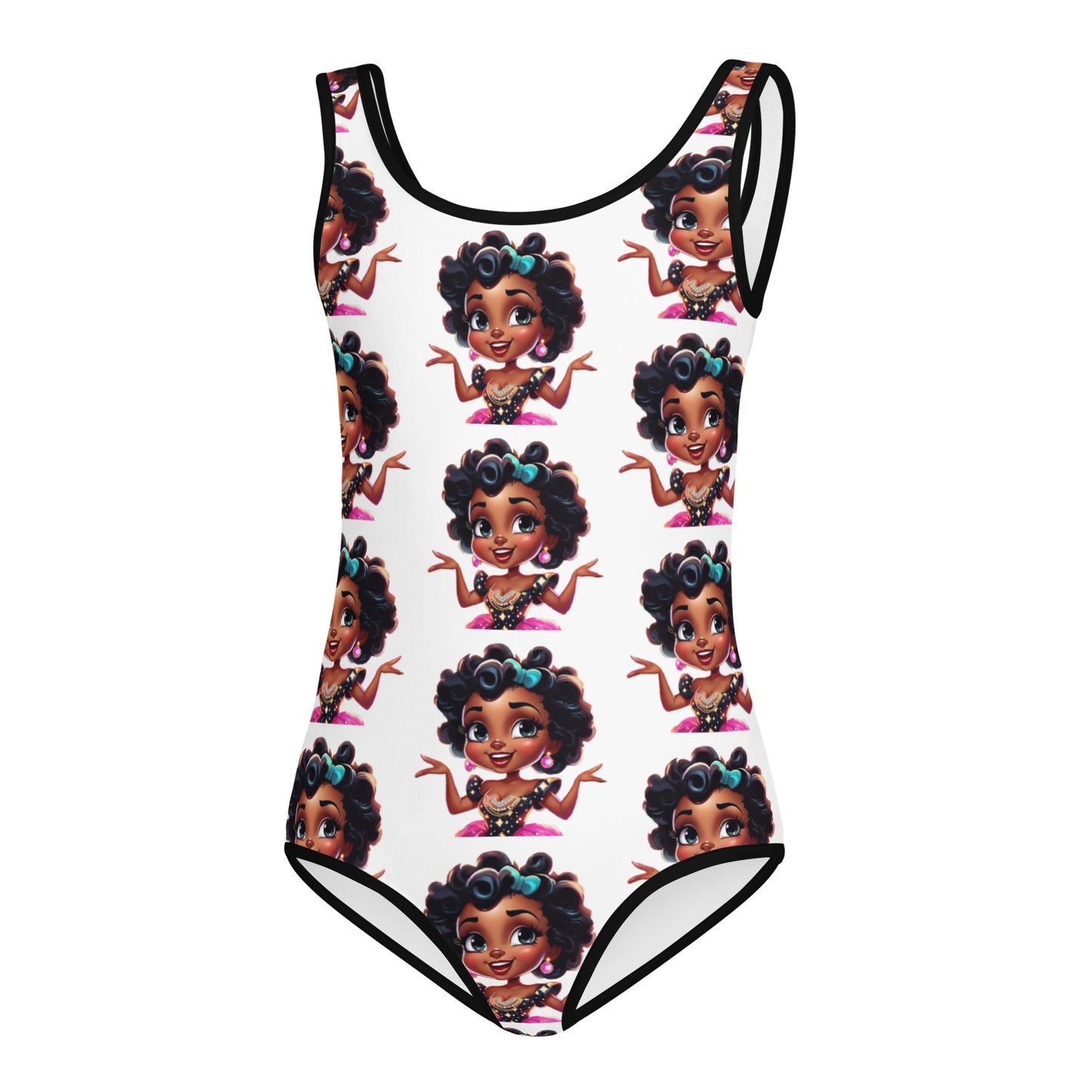 Voler Merde All-Over Print Kids Swimsuit