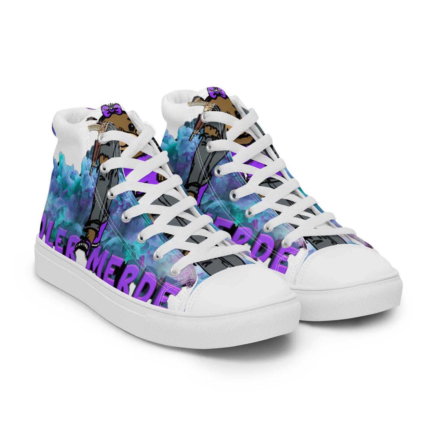 Voler Merde Women’s high top canvas shoes